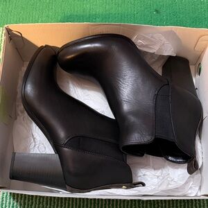 Michael Kors Sleek Black Ankle Boots